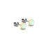 Canari | Argent sterling .925 | Mini Boucles D'Oreilles Sirène En Verre